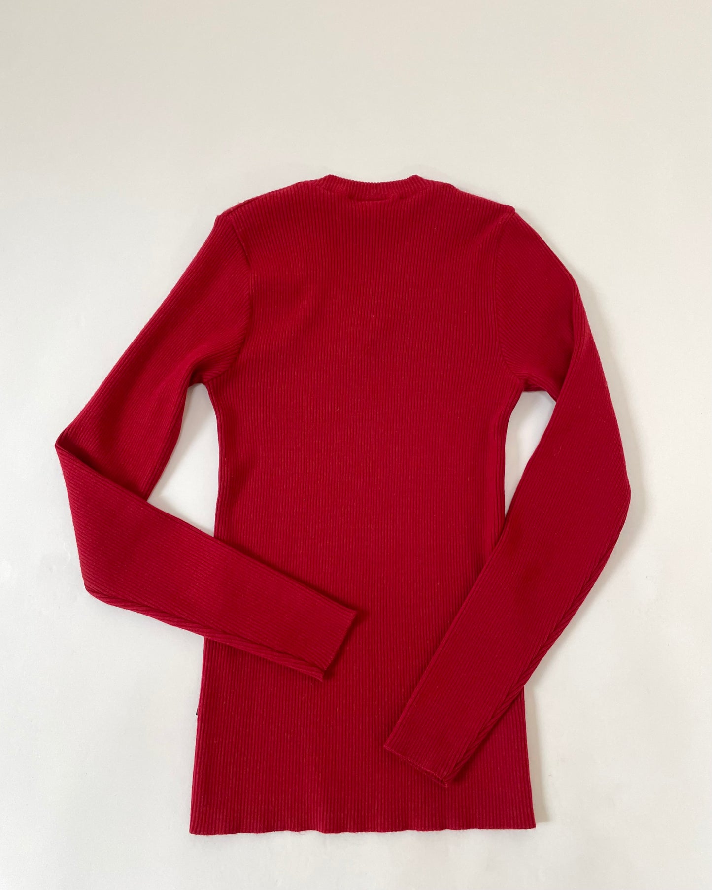 Red V Neck Sweater
