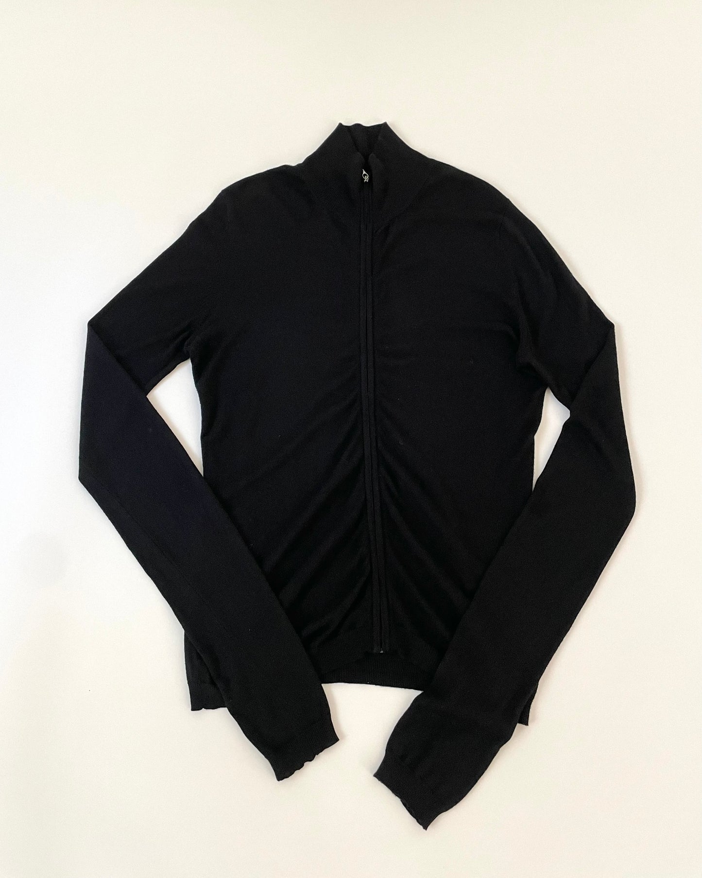 Zipped Pleated Gilet