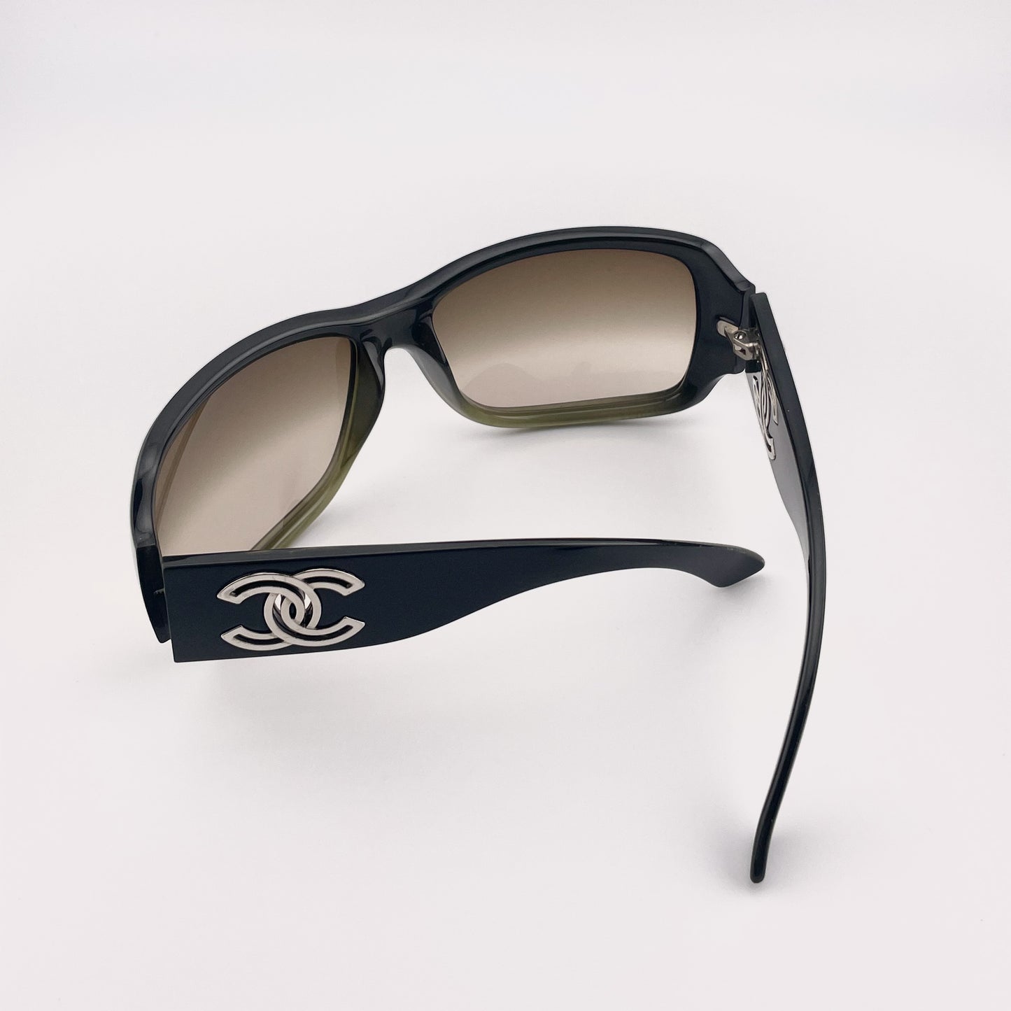 Black Square CC Logo Sunglasses