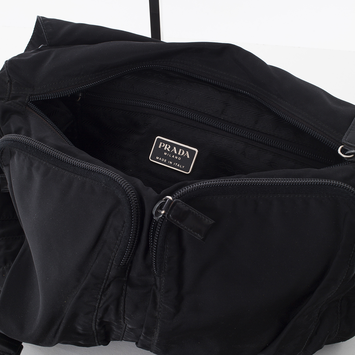 Nylon Messenger Bag