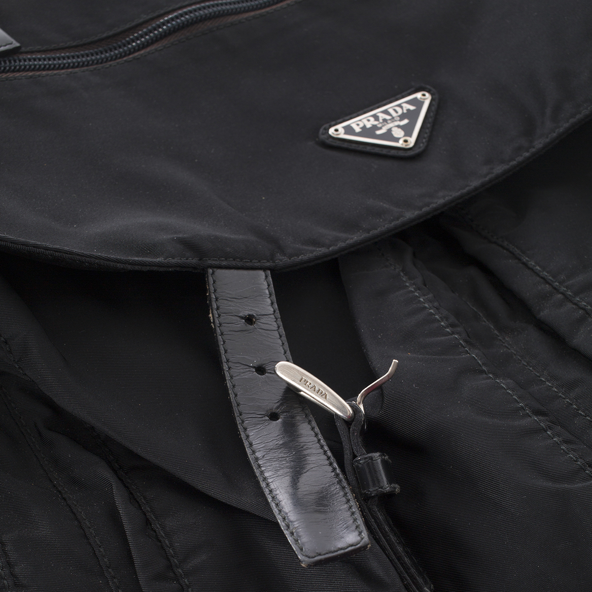 Nylon Messenger Bag