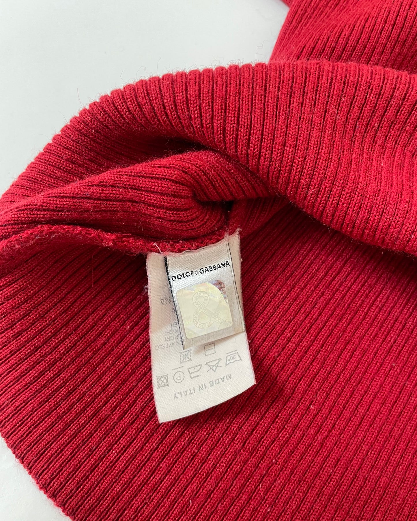 Red V Neck Sweater