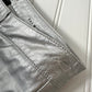 S/S 20 Silver Zipped Pants