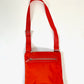 Orange Nylon Crossbody Bag