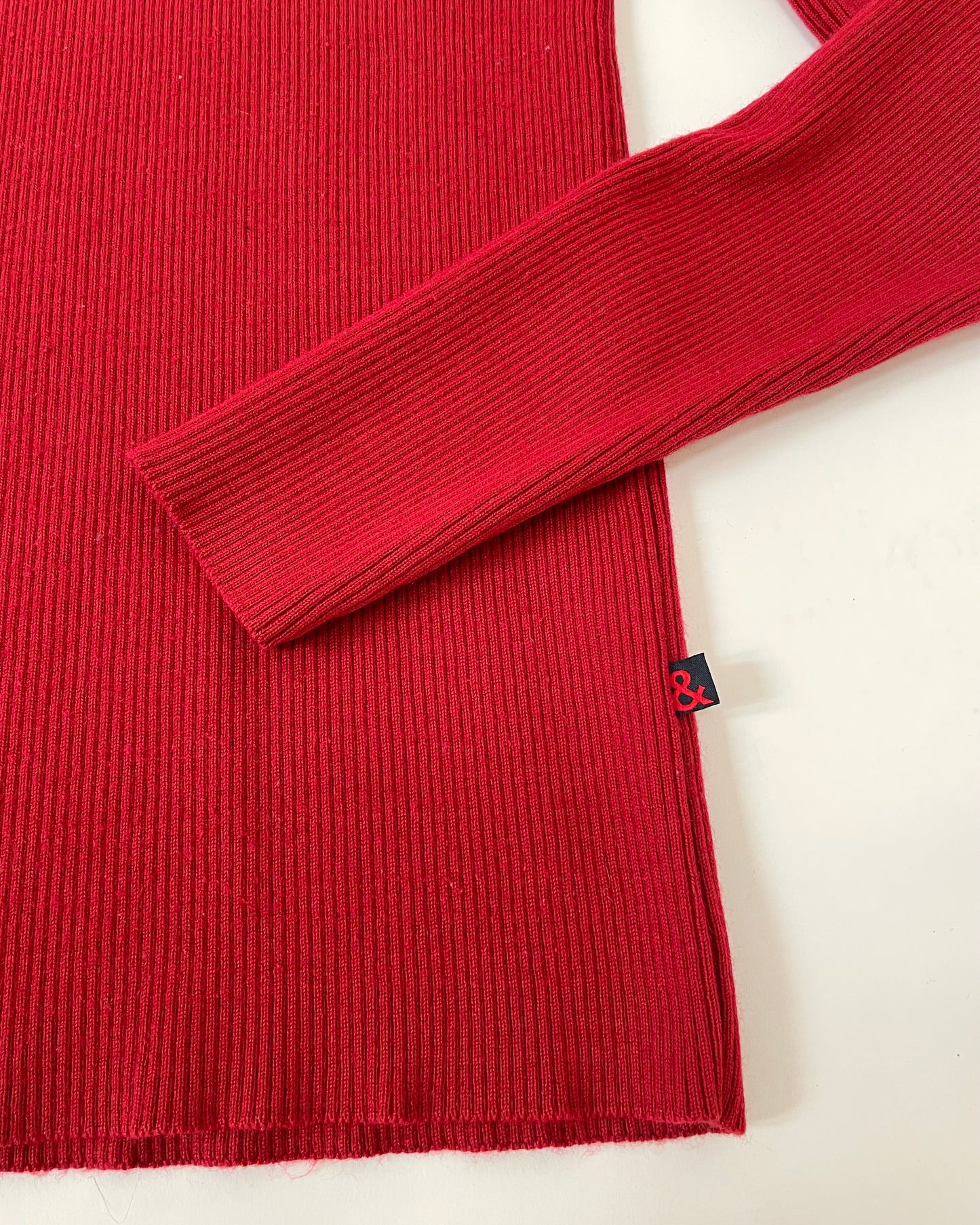 Red V Neck Sweater