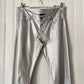S/S 20 Silver Zipped Pants