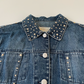 2000's Strassed Denim Jacket