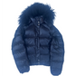 Light Faux Fur Puffer Jacket