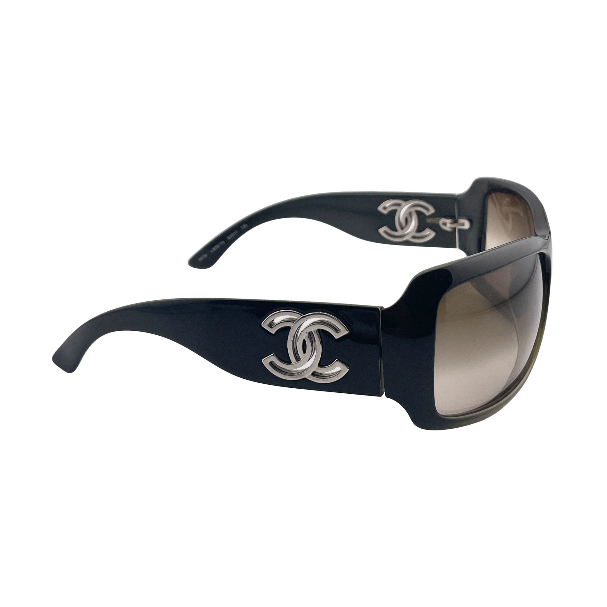 Black Square CC Logo Sunglasses
