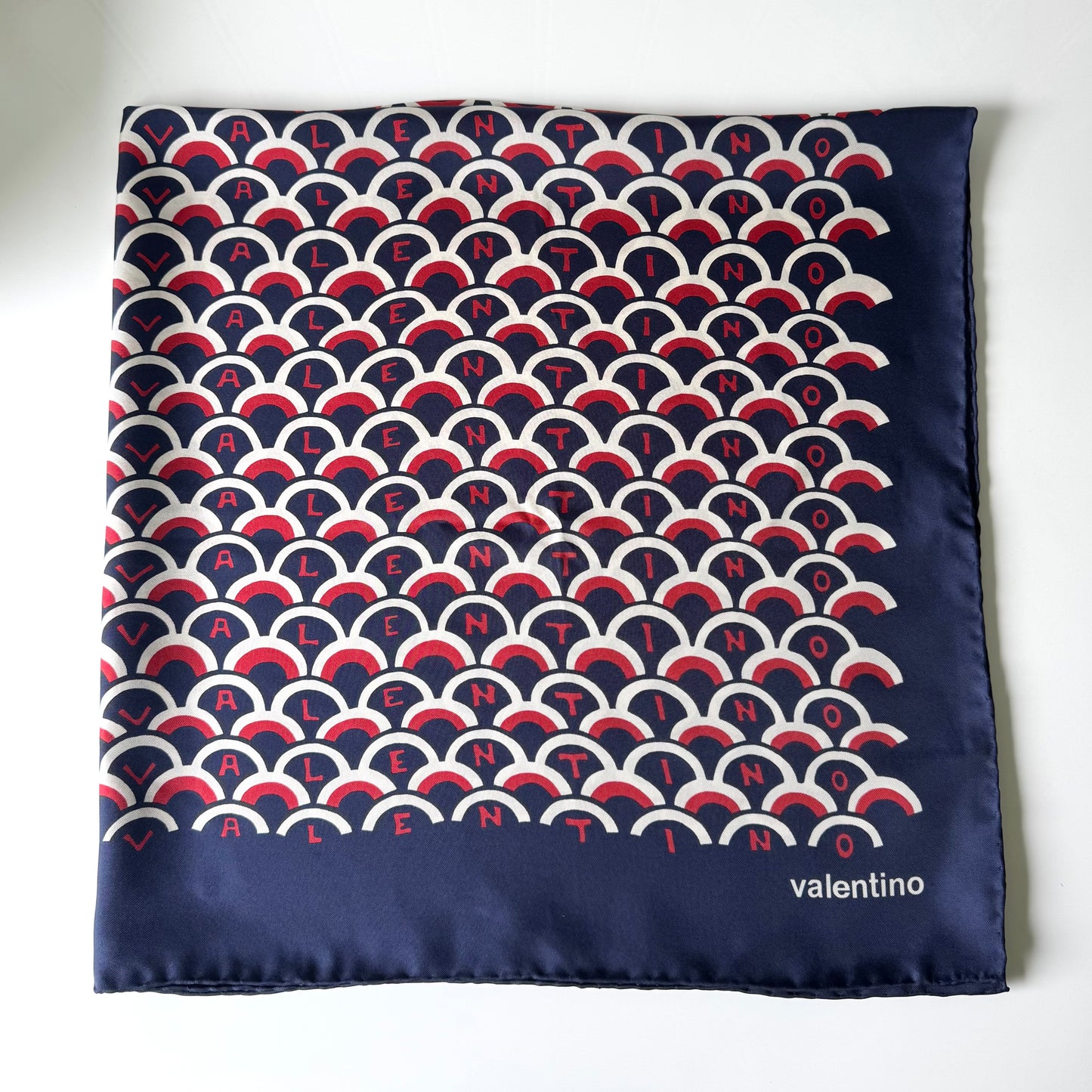 S/S 19 Logo Print Silk Scarf