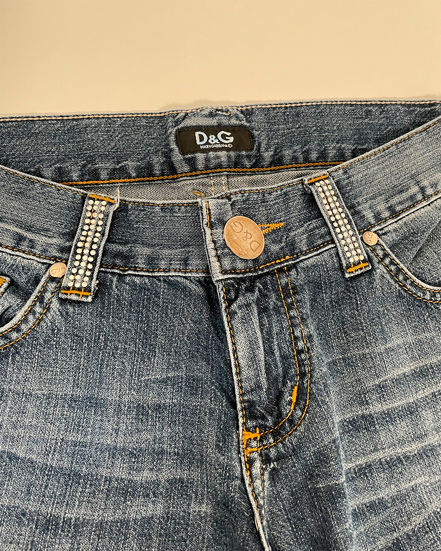 Strassed Logo Regular Jeans