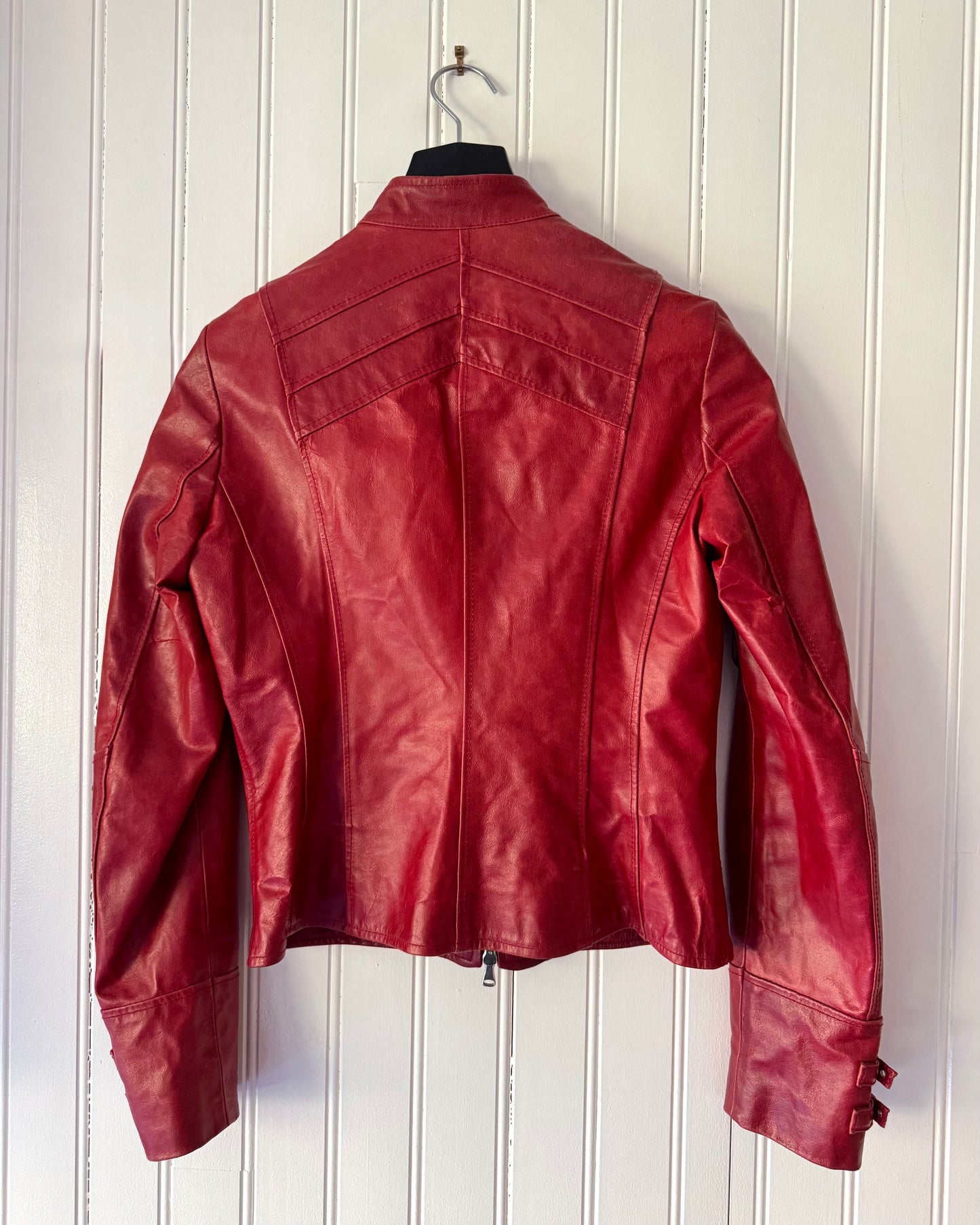 Red Biker Jacket