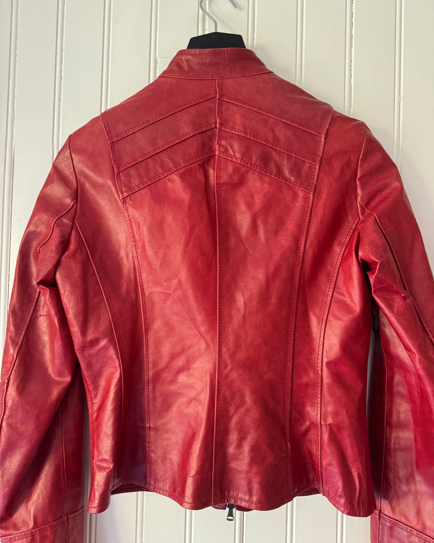 Red Biker Jacket