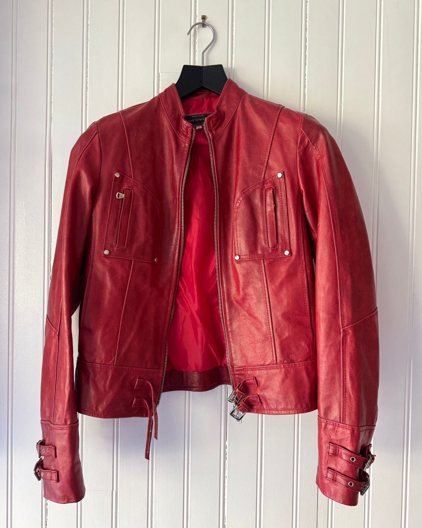 Red Biker Jacket