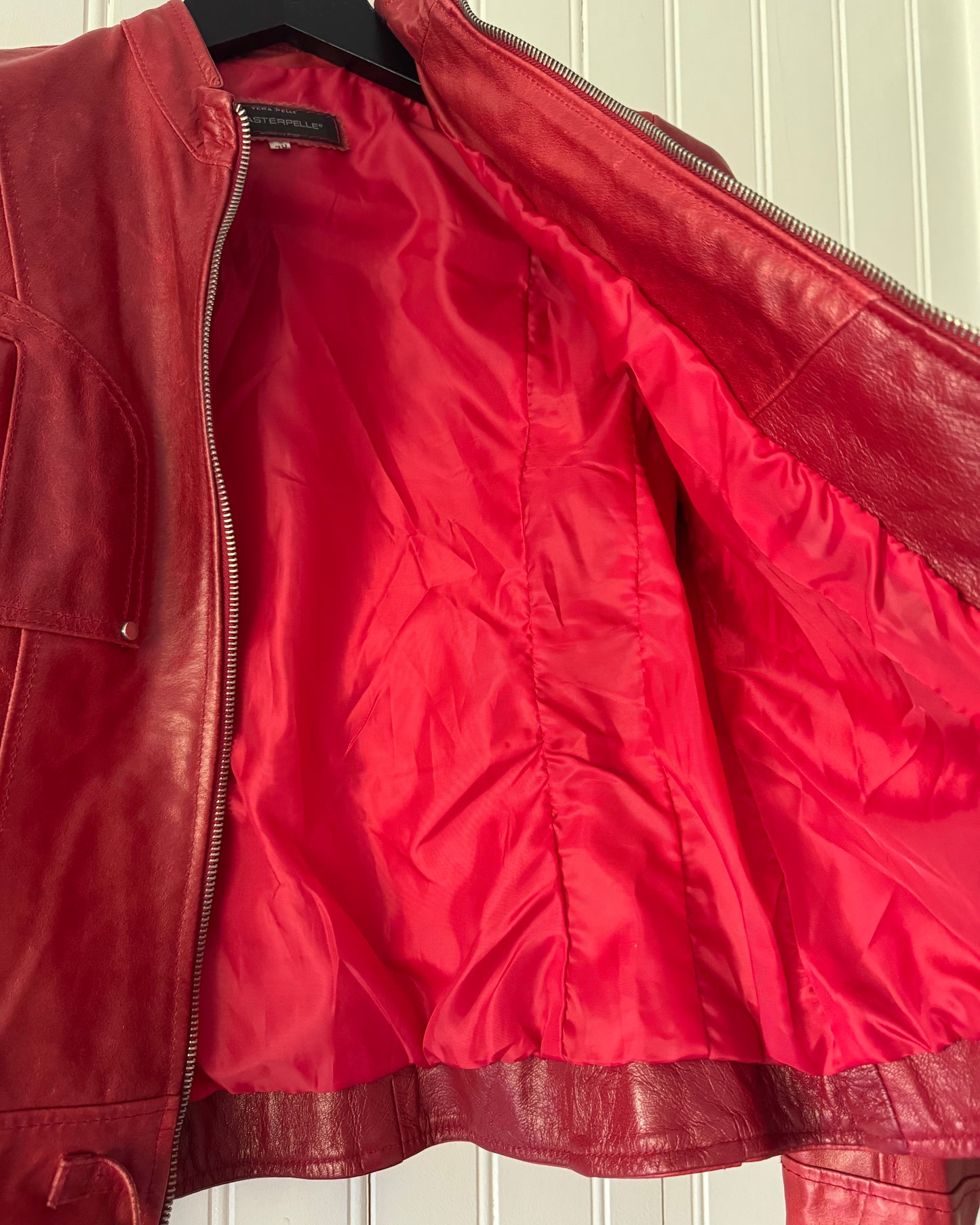 Red Biker Jacket