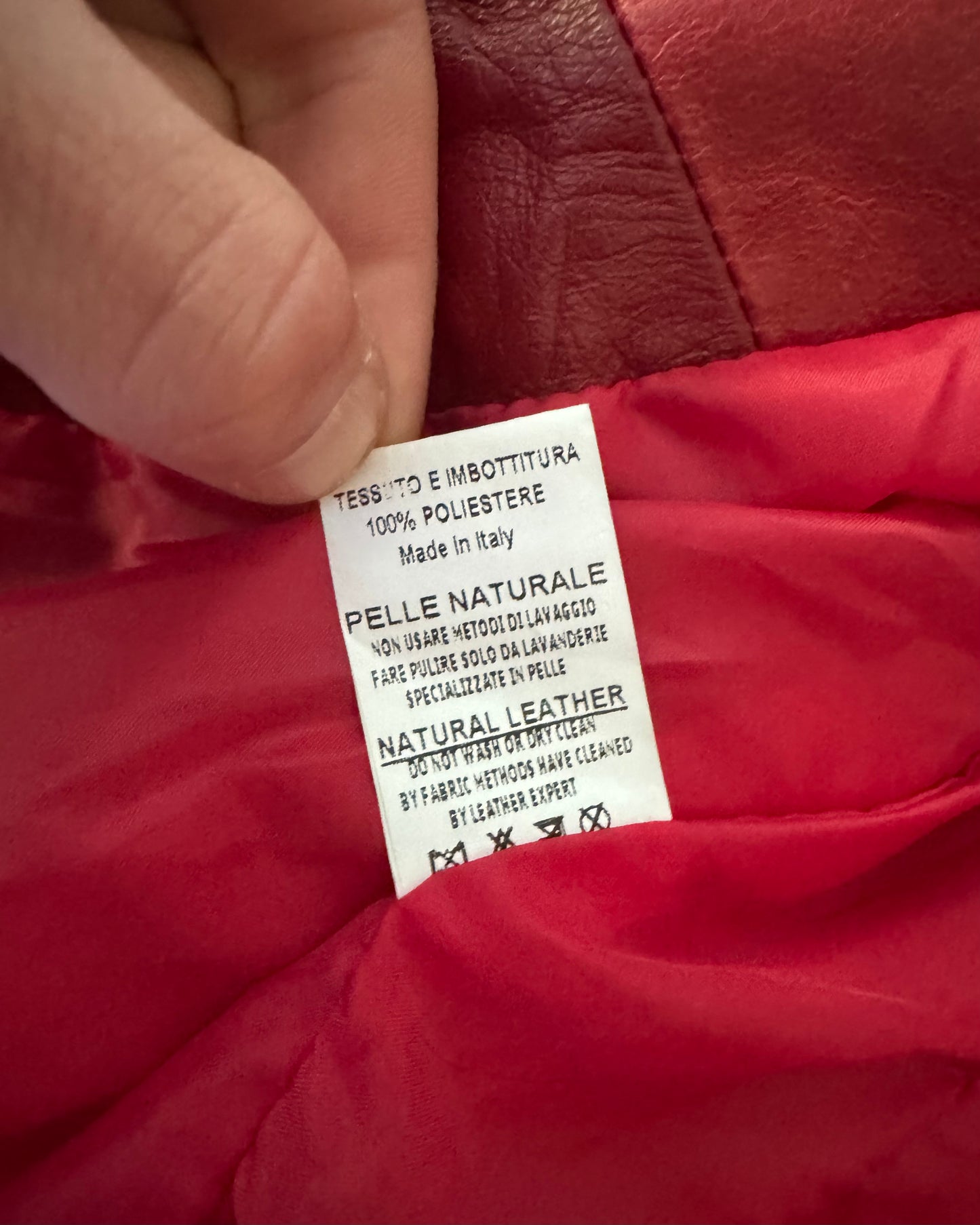 Red Biker Jacket