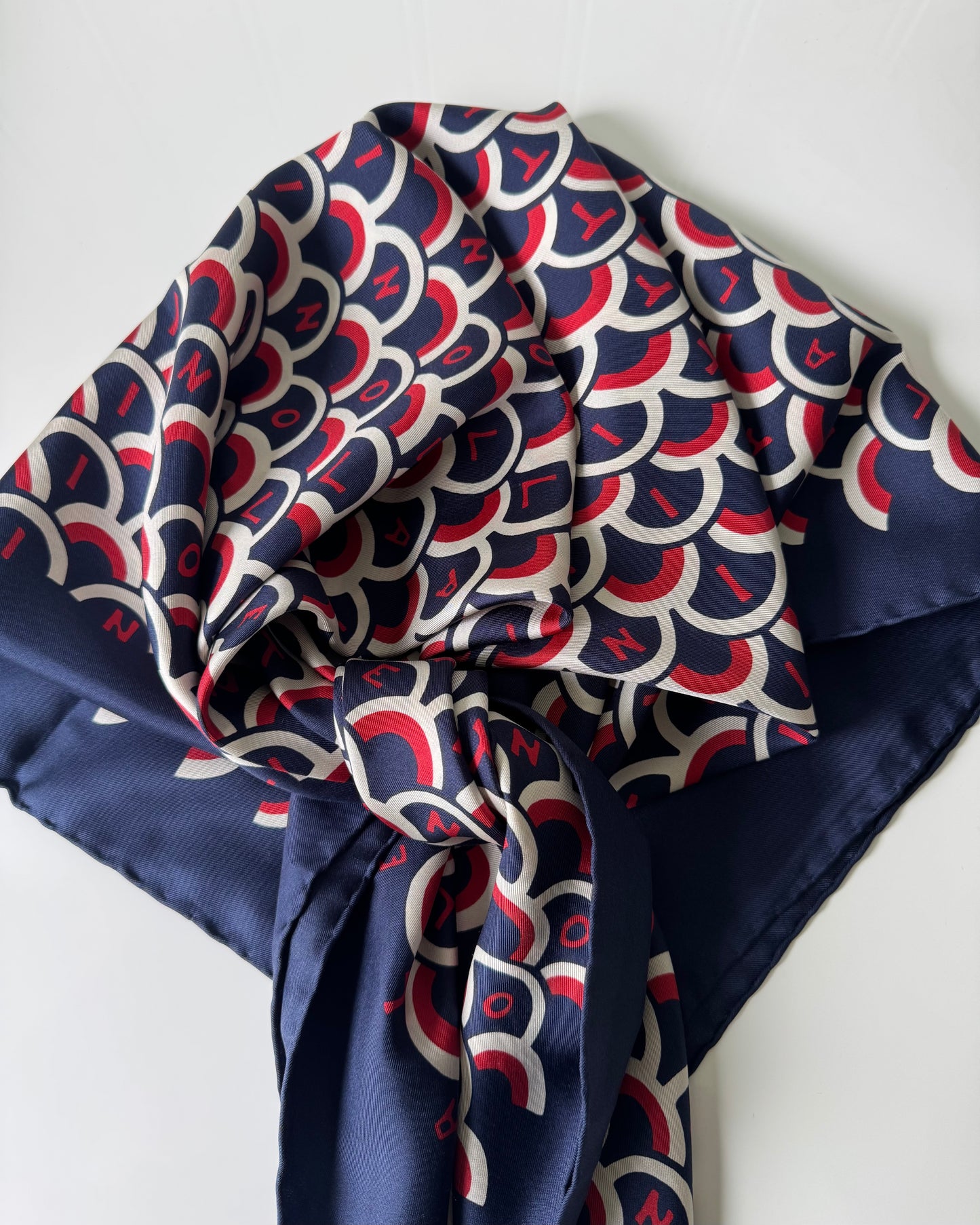 S/S 19 Logo Print Silk Scarf