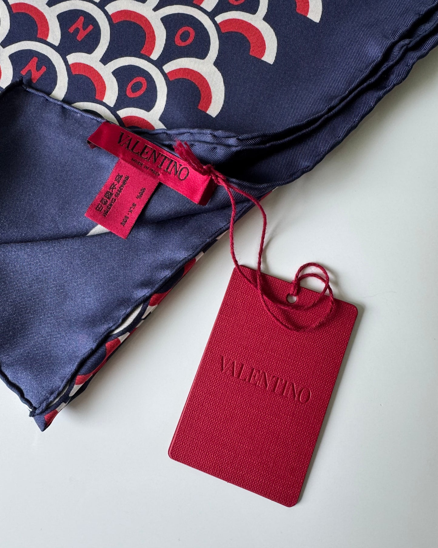 S/S 19 Logo Print Silk Scarf