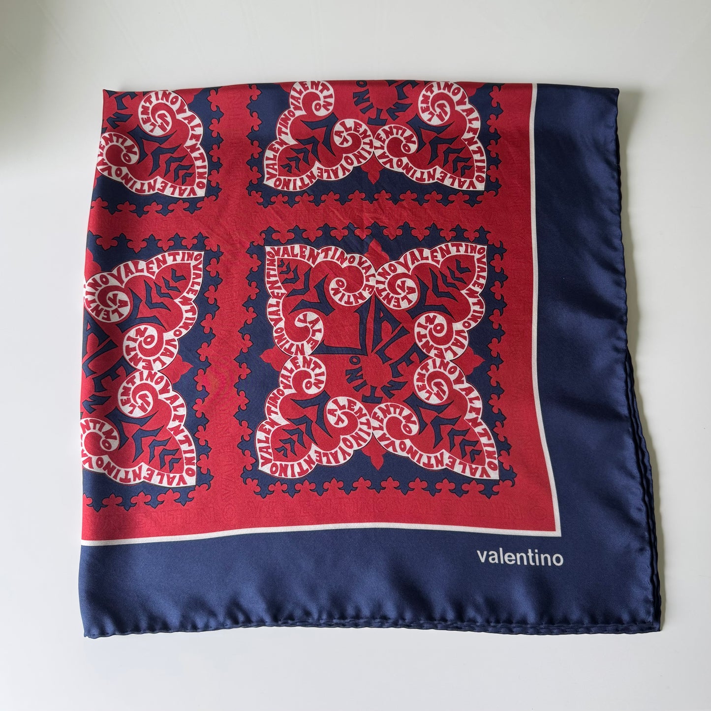 S/S 19 Bandana Print Silk Scarf