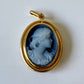 18k Gold Cameo Pendant