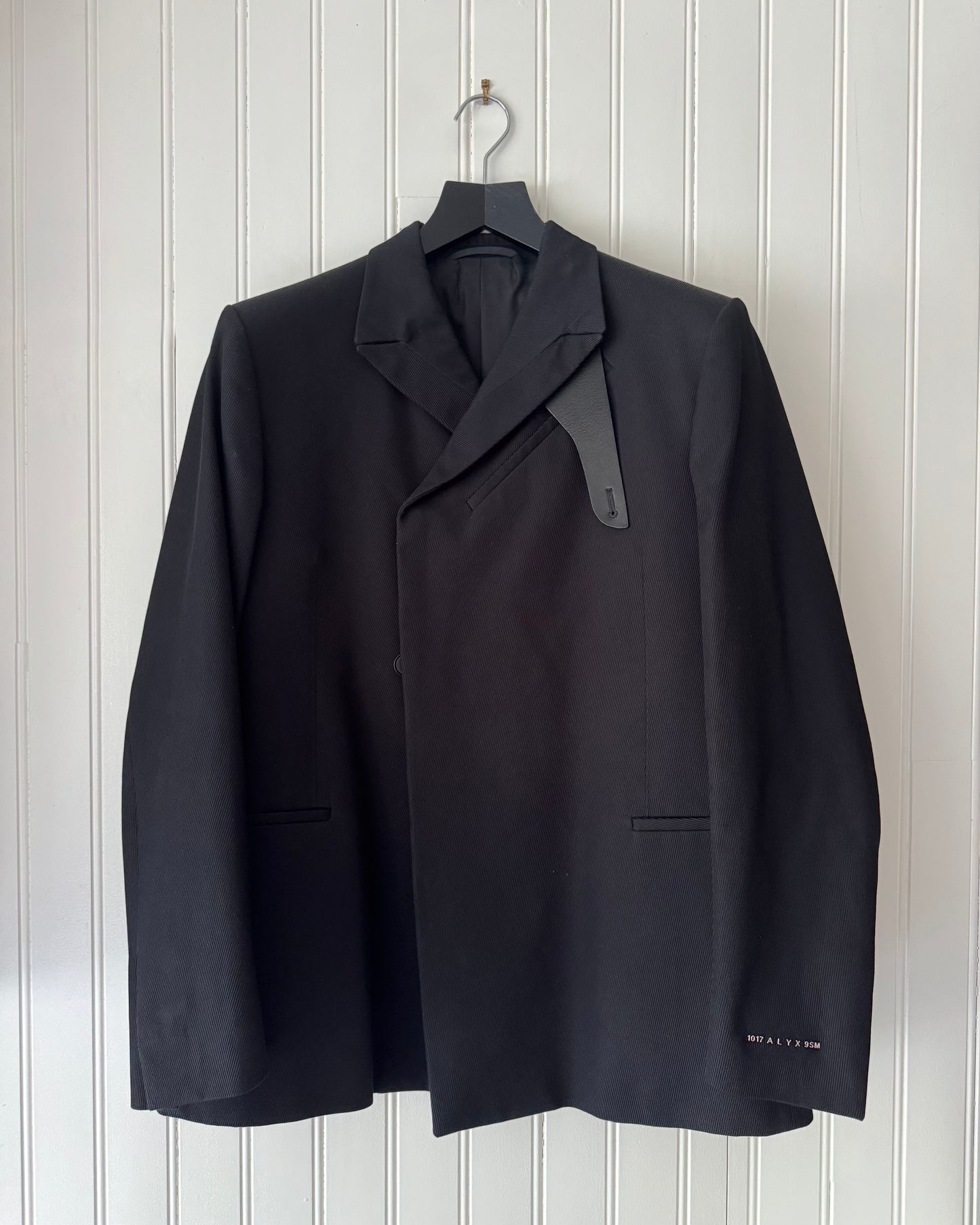 Metal Bar Double Breasted Blazer