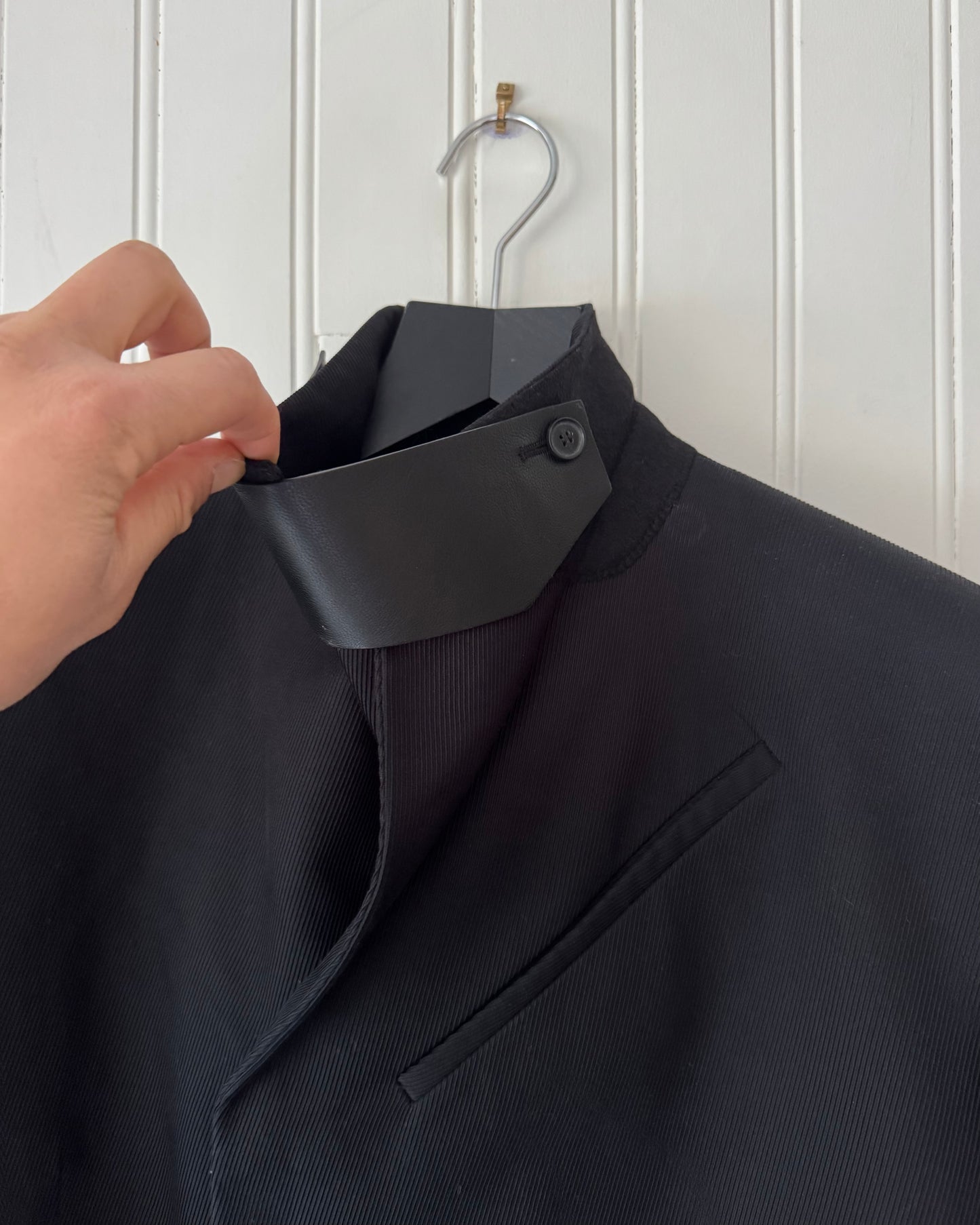 Metal Bar Double Breasted Blazer