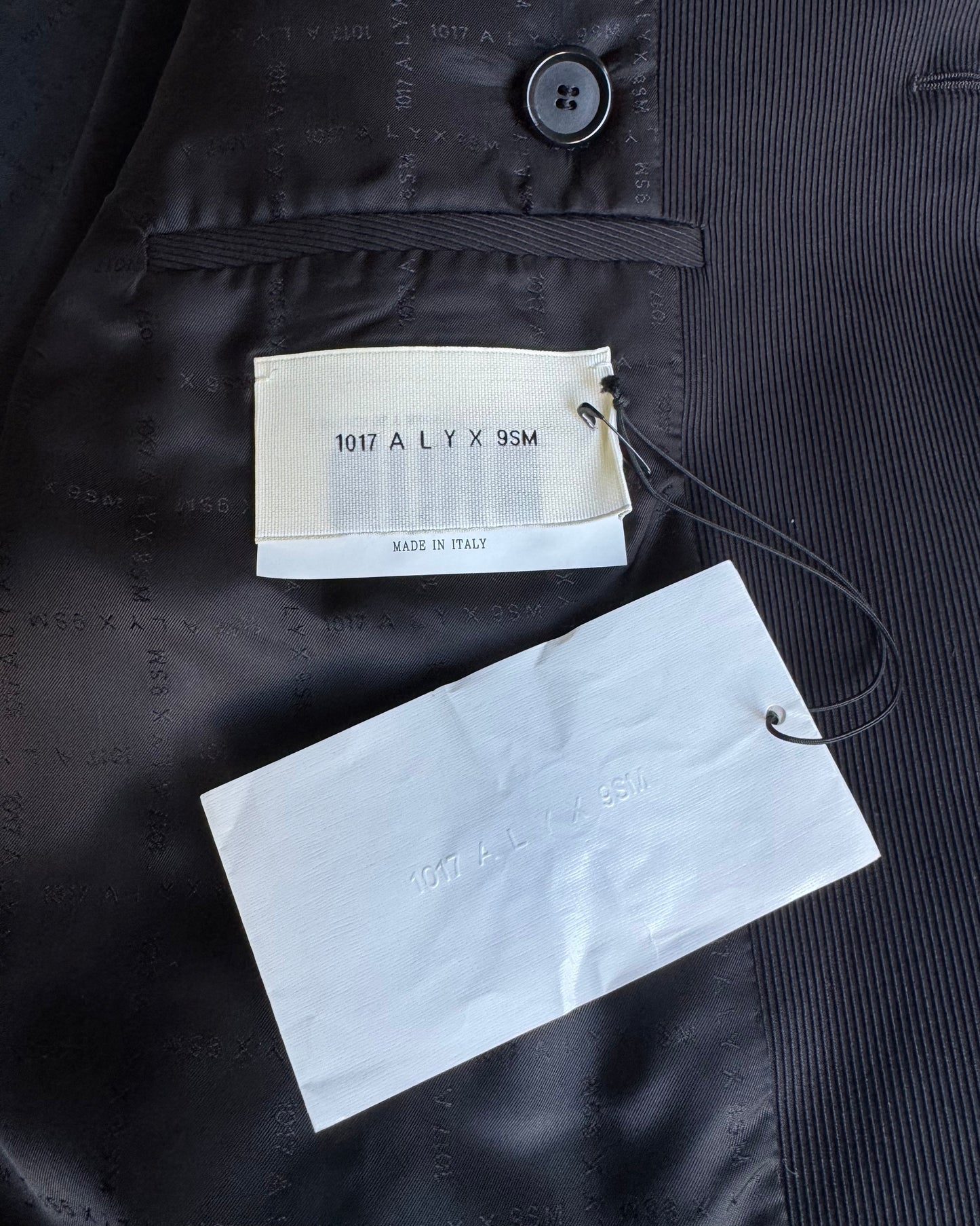 Metal Bar Double Breasted Blazer