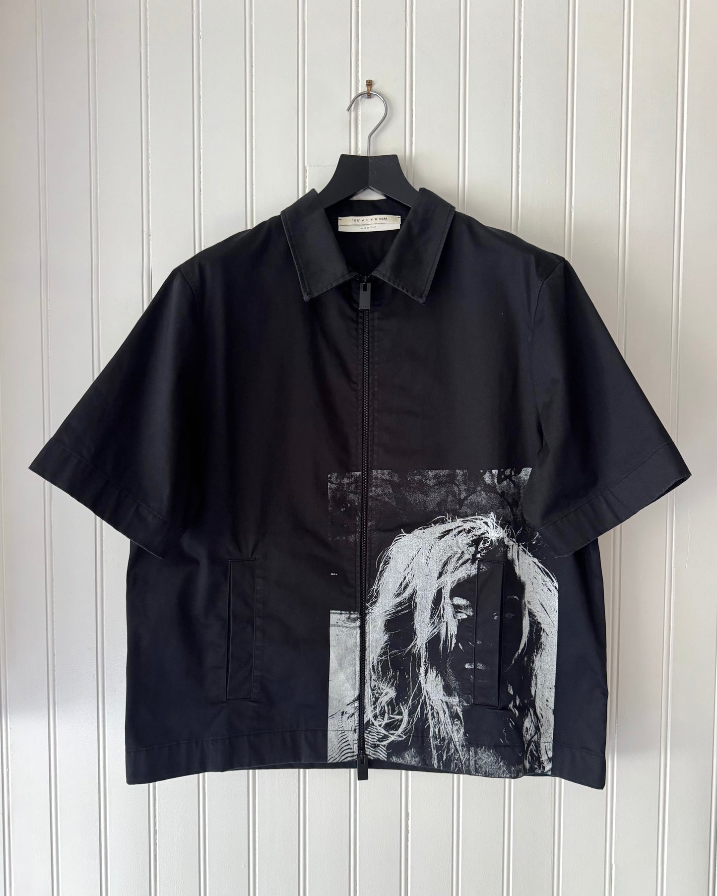 S/S 22 Zipped Printed Shirt