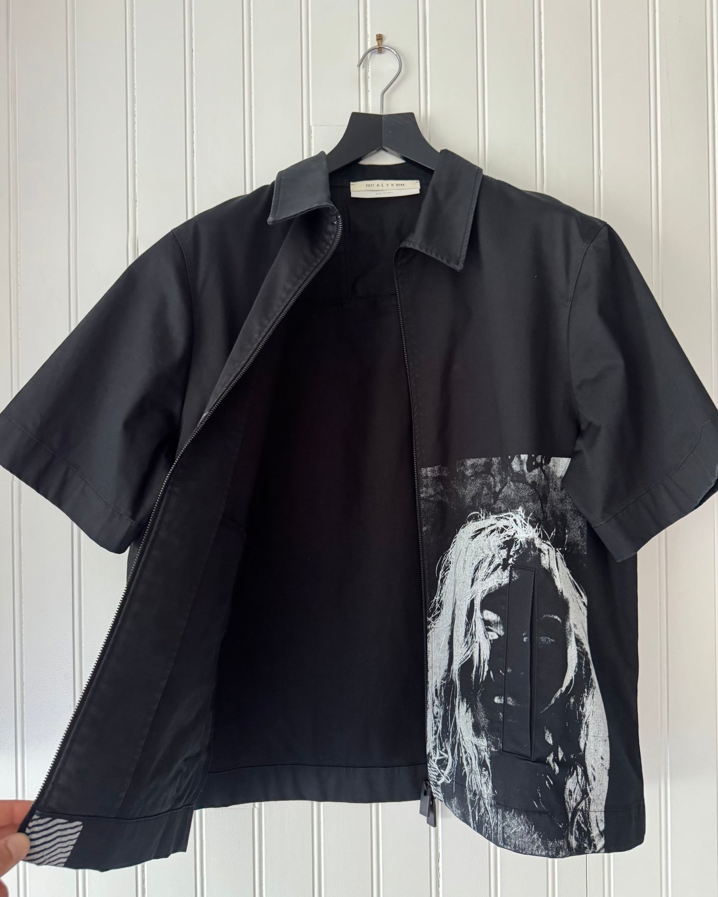 S/S 22 Zipped Printed Shirt