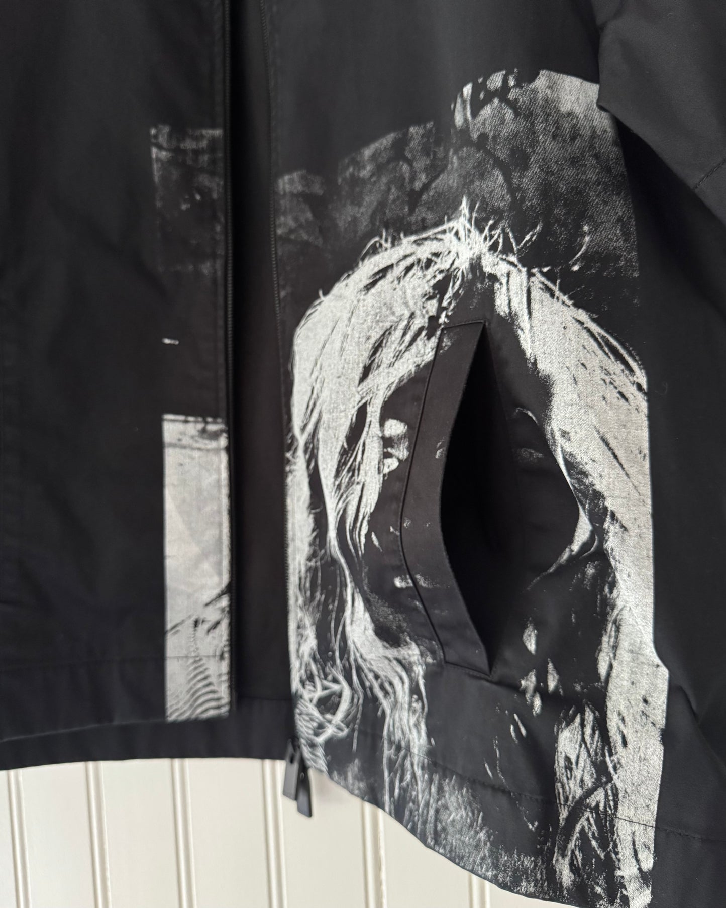S/S 22 Zipped Printed Shirt