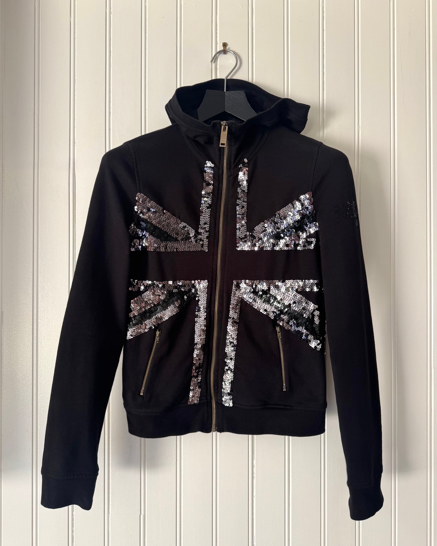 Cross Sequin Hoodie