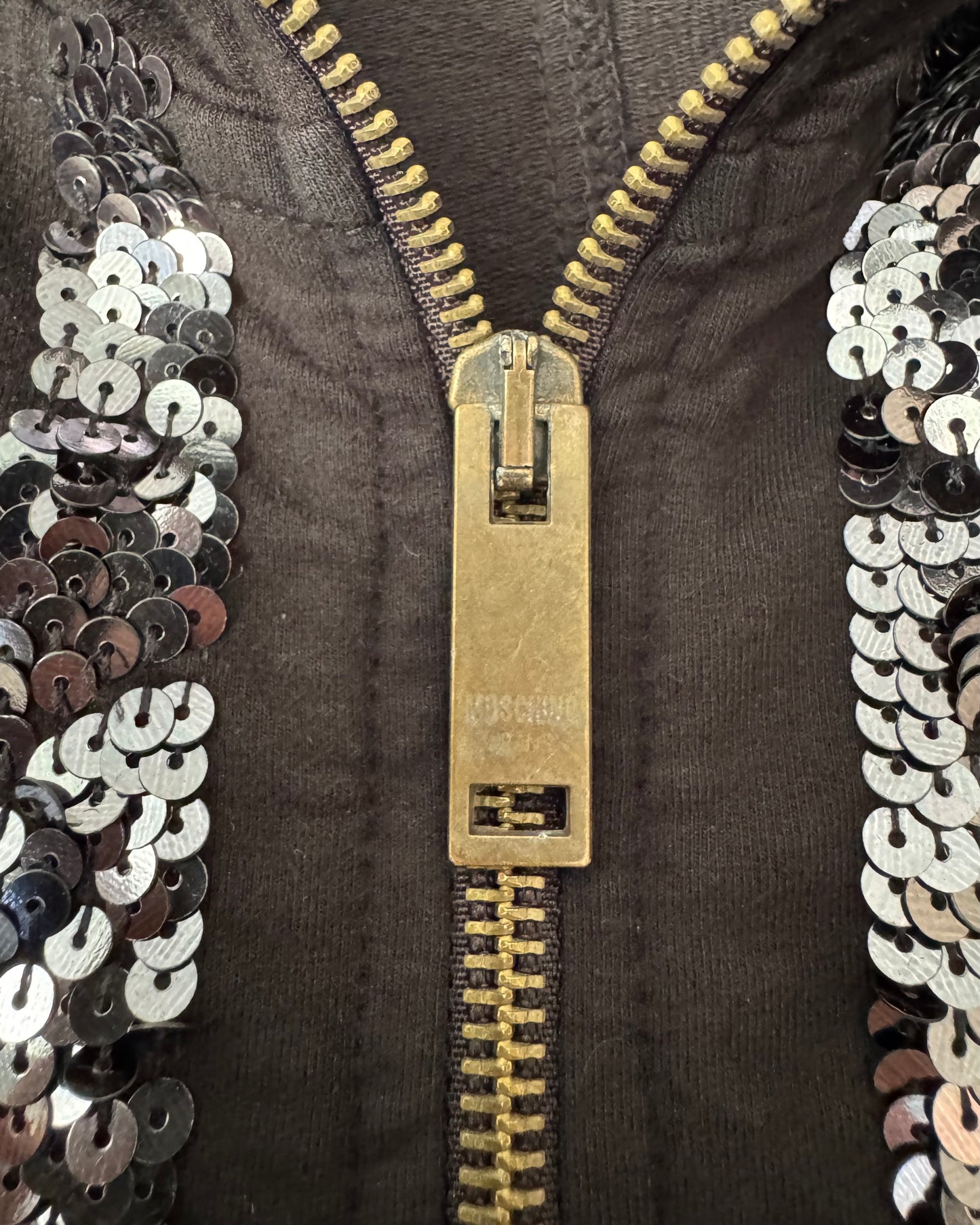 Cross Sequin Hoodie
