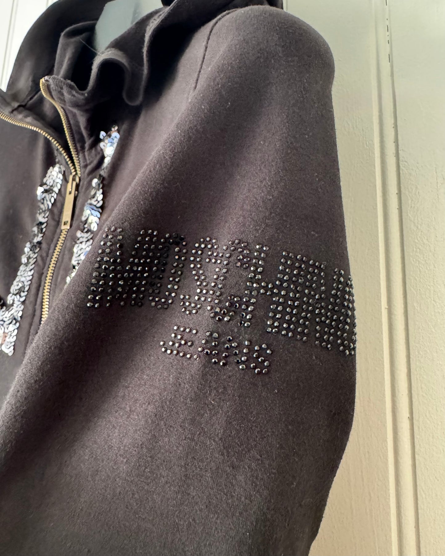 Cross Sequin Hoodie