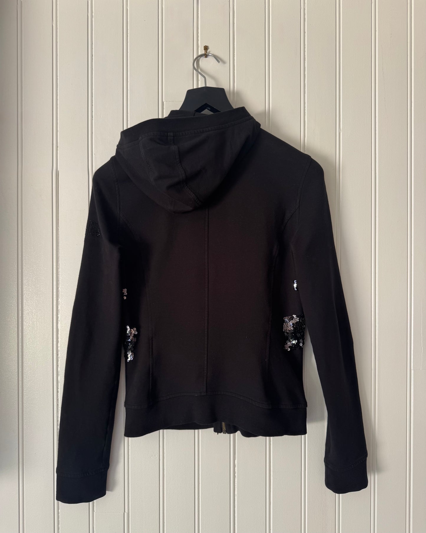 Cross Sequin Hoodie
