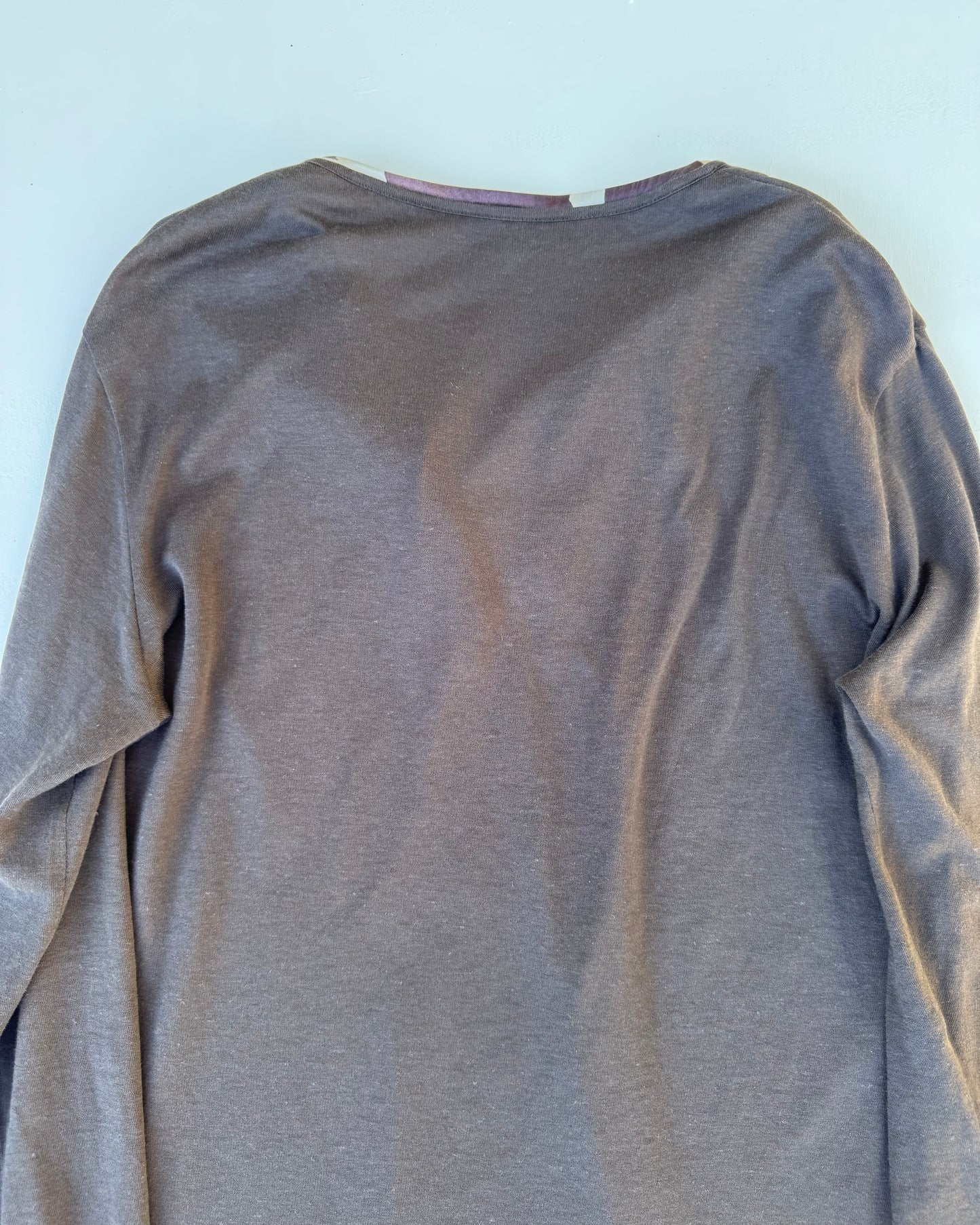 Girafe Collar Long Sleeves Tee