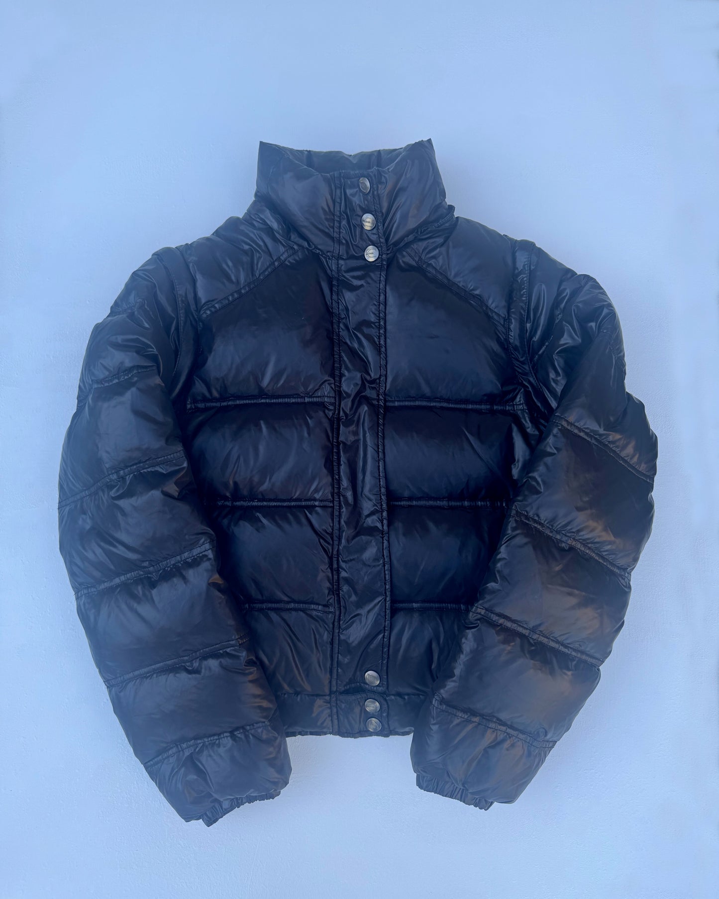 Light Faux Fur Puffer Jacket