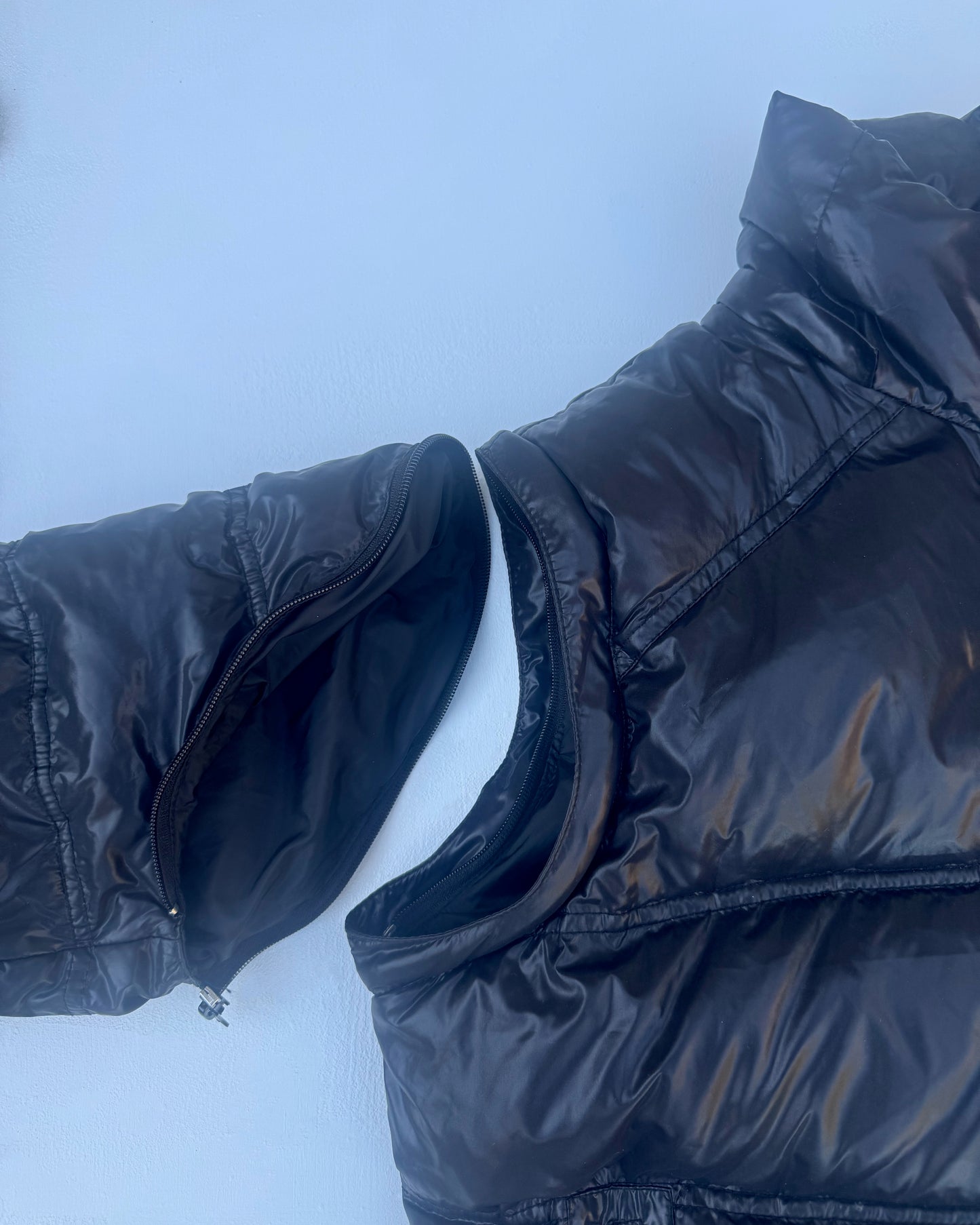 Light Faux Fur Puffer Jacket