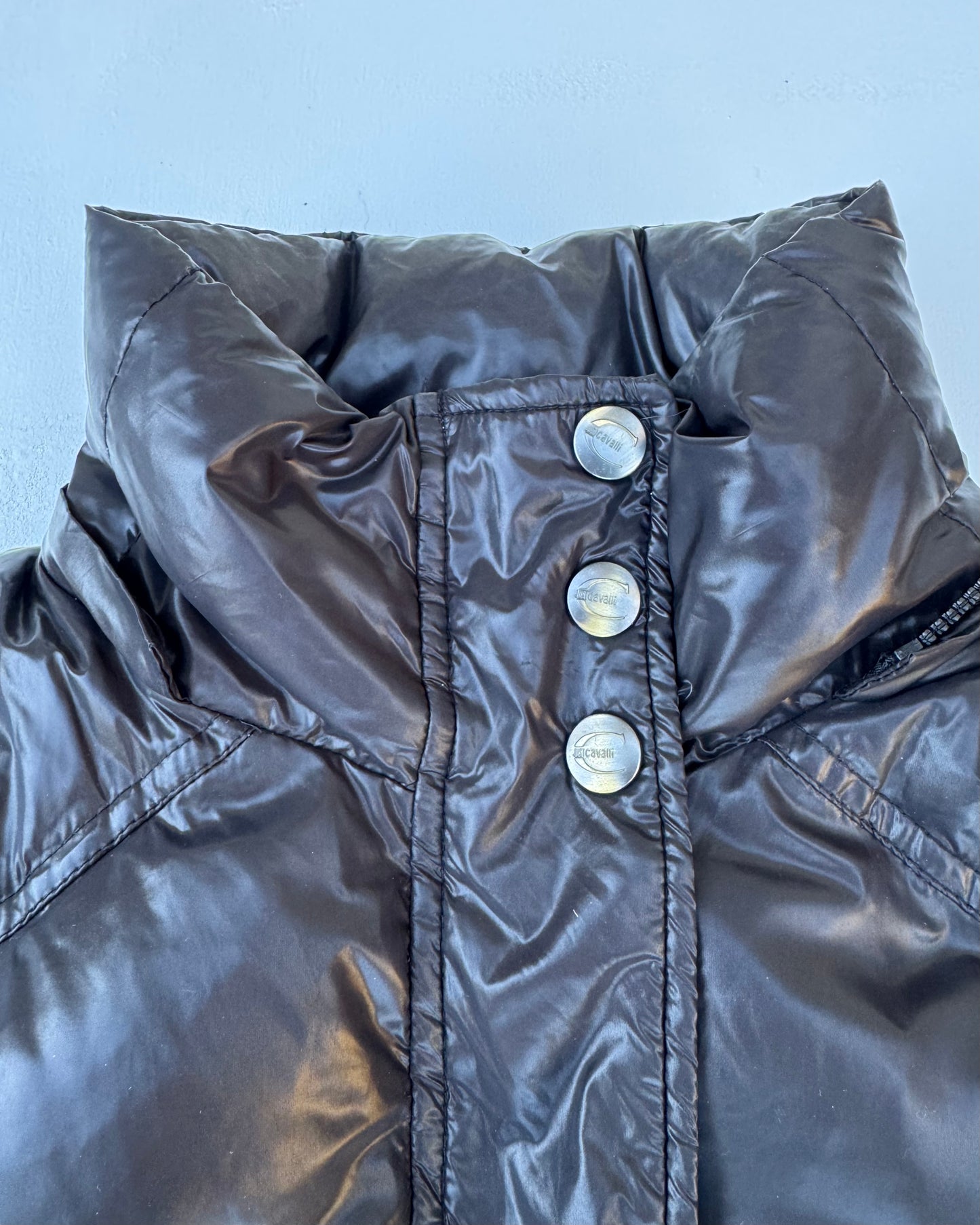 Light Faux Fur Puffer Jacket