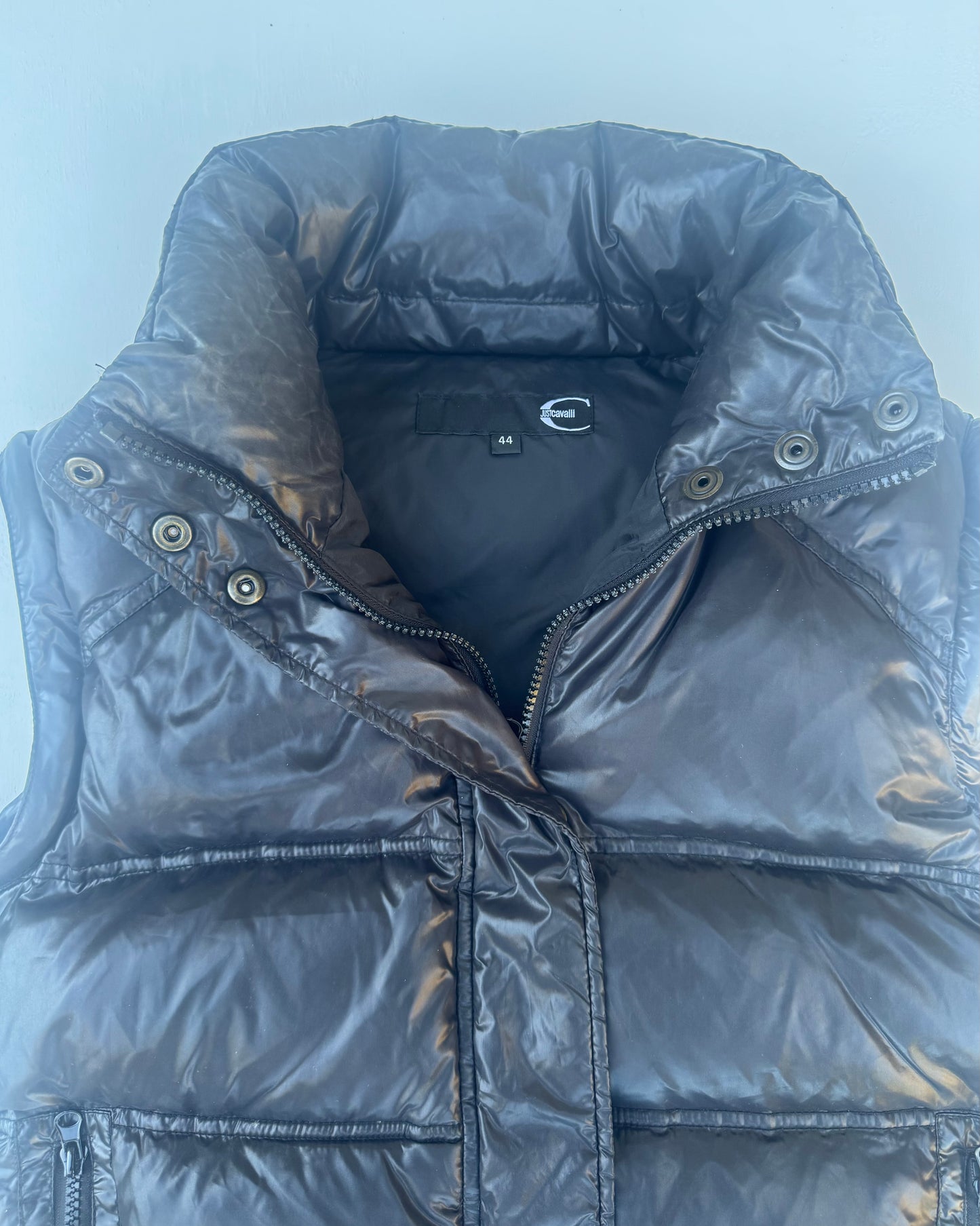 Light Faux Fur Puffer Jacket