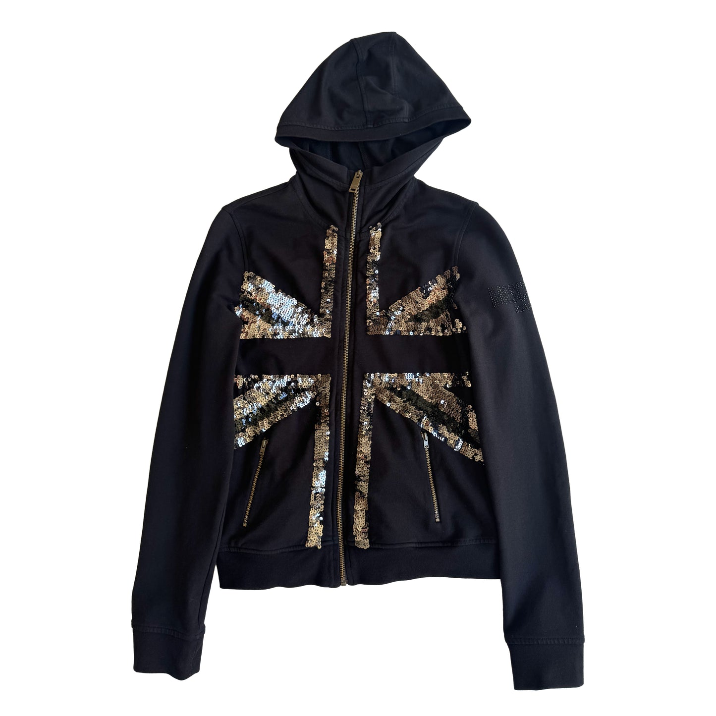 Cross Sequin Hoodie