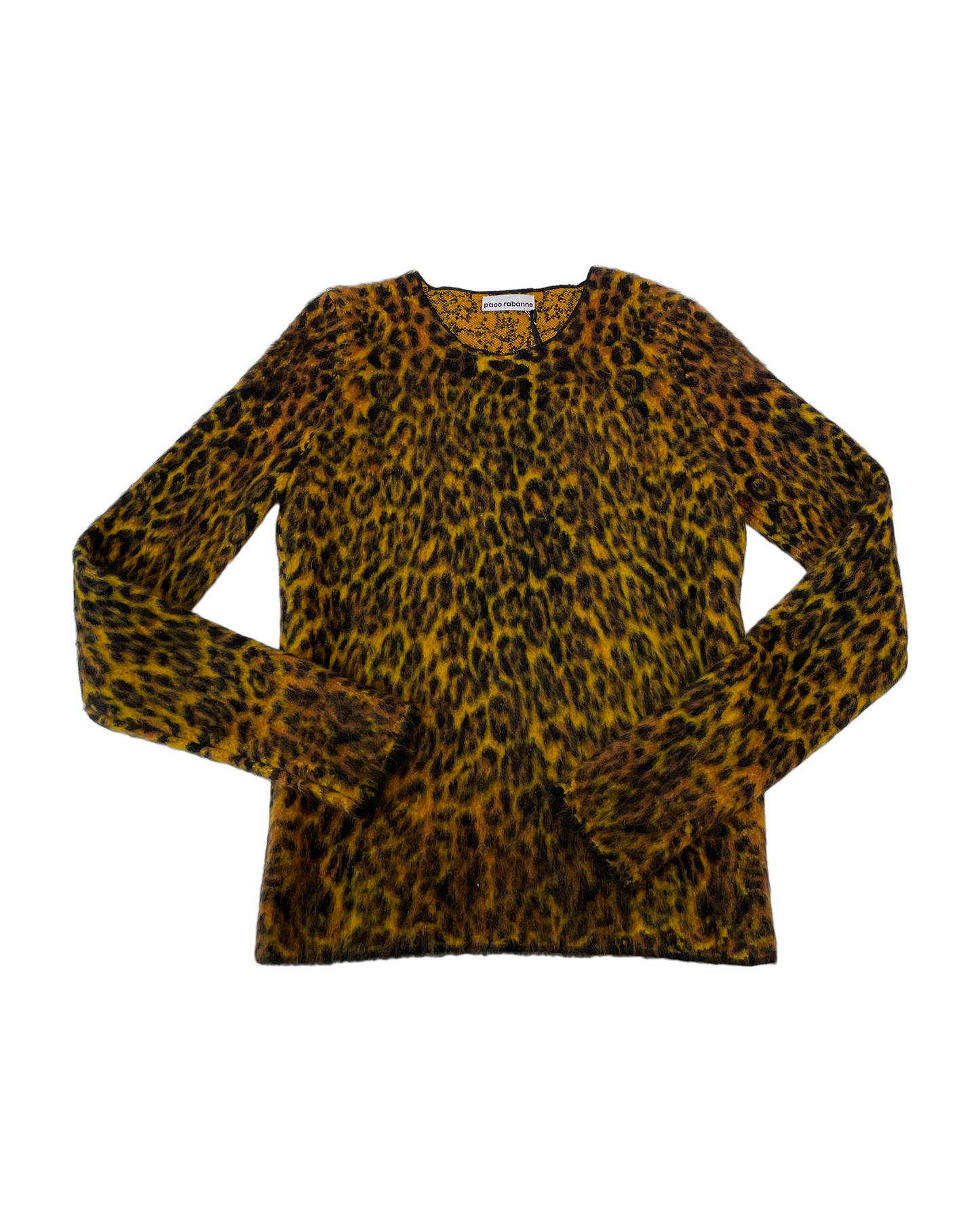 FW 18 Leopard Mohair Sweater