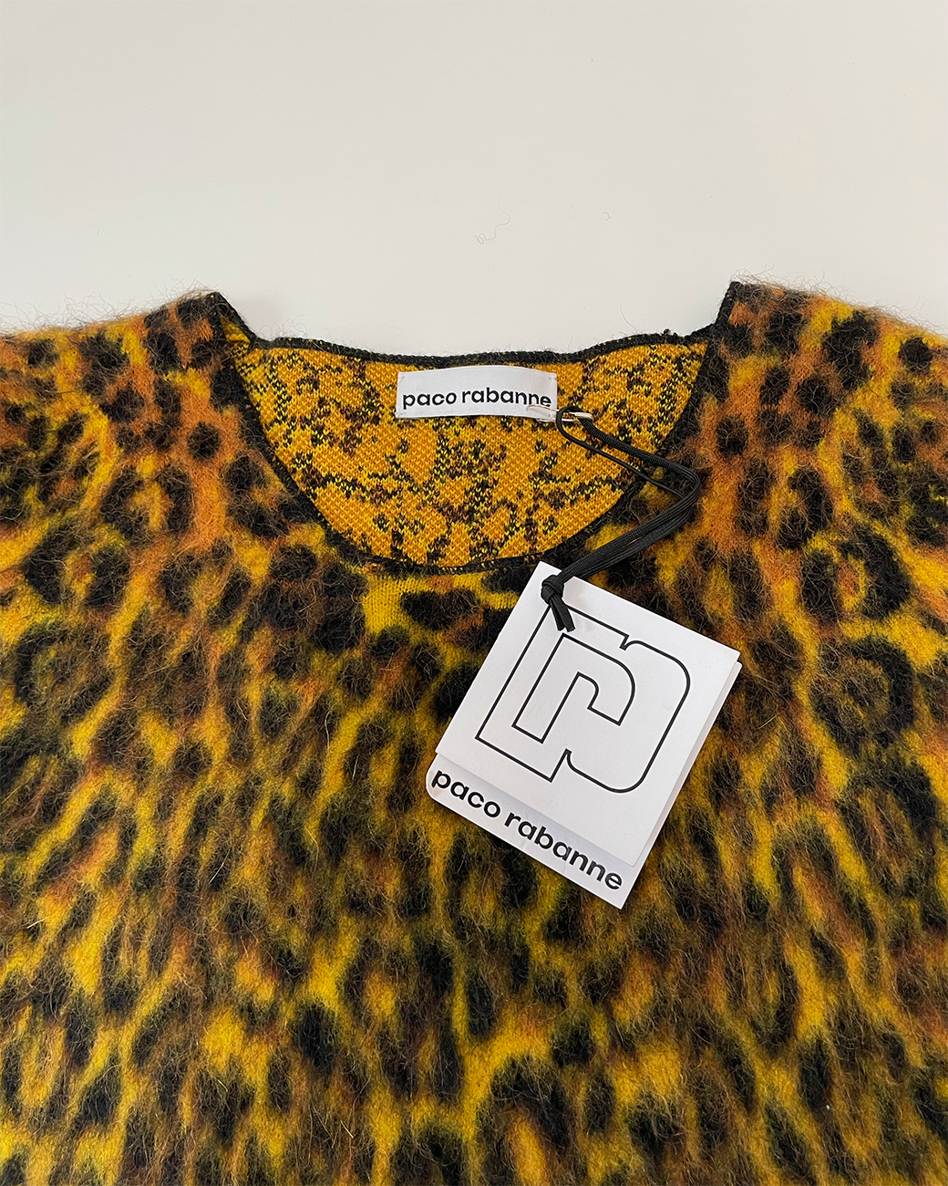 FW 18 Leopard Mohair Sweater