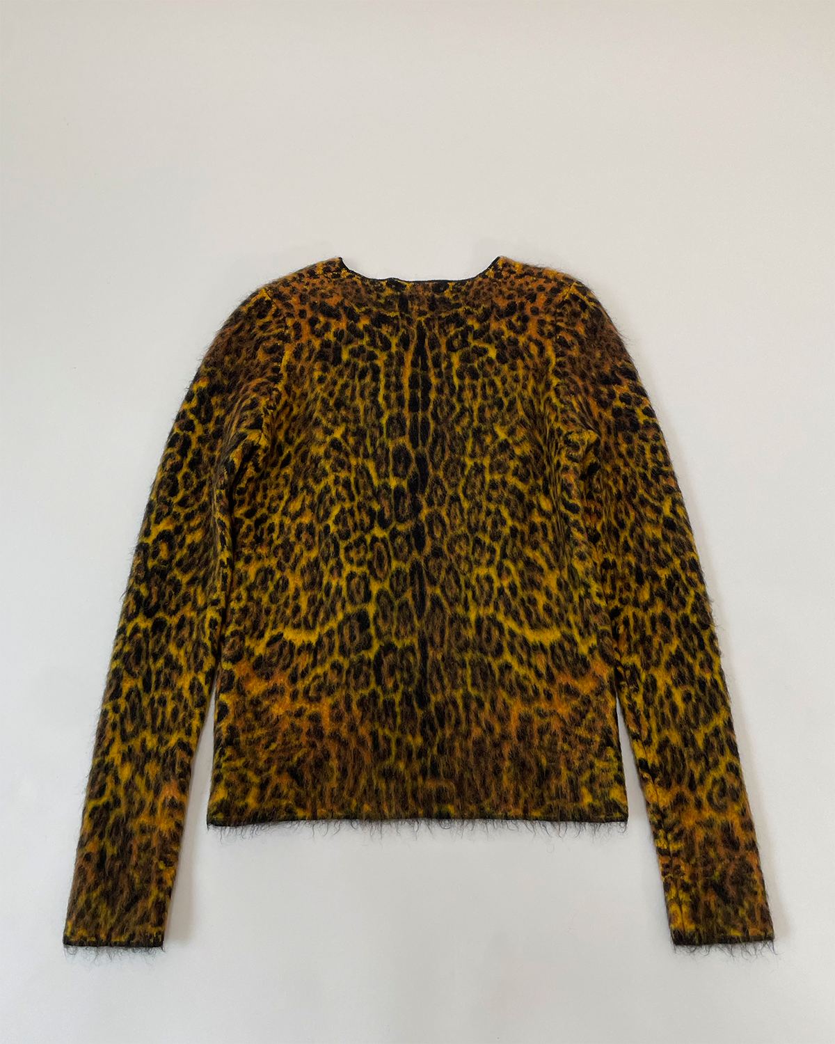 FW 18 Leopard Mohair Sweater