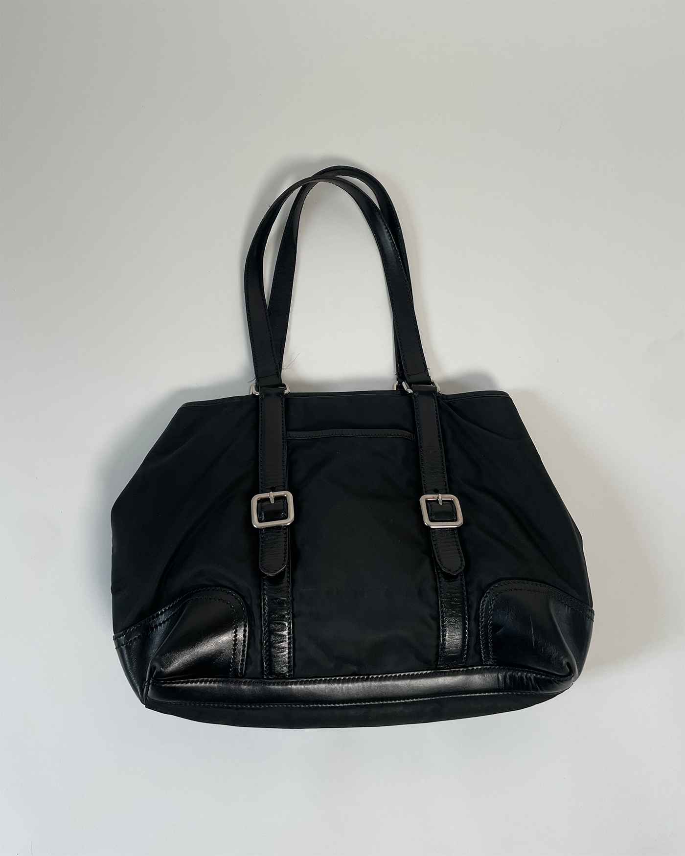 Black Nylon Cabas Bag