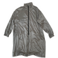 SS 19 Silver Nylon Raincoat