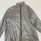 SS 19 Silver Nylon Raincoat