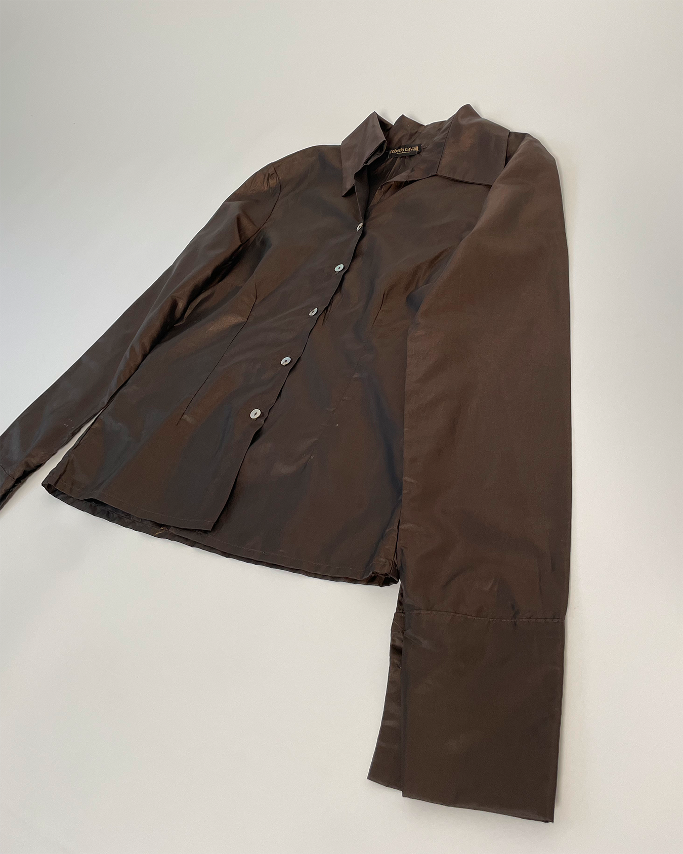 Brown Nylon Shirt