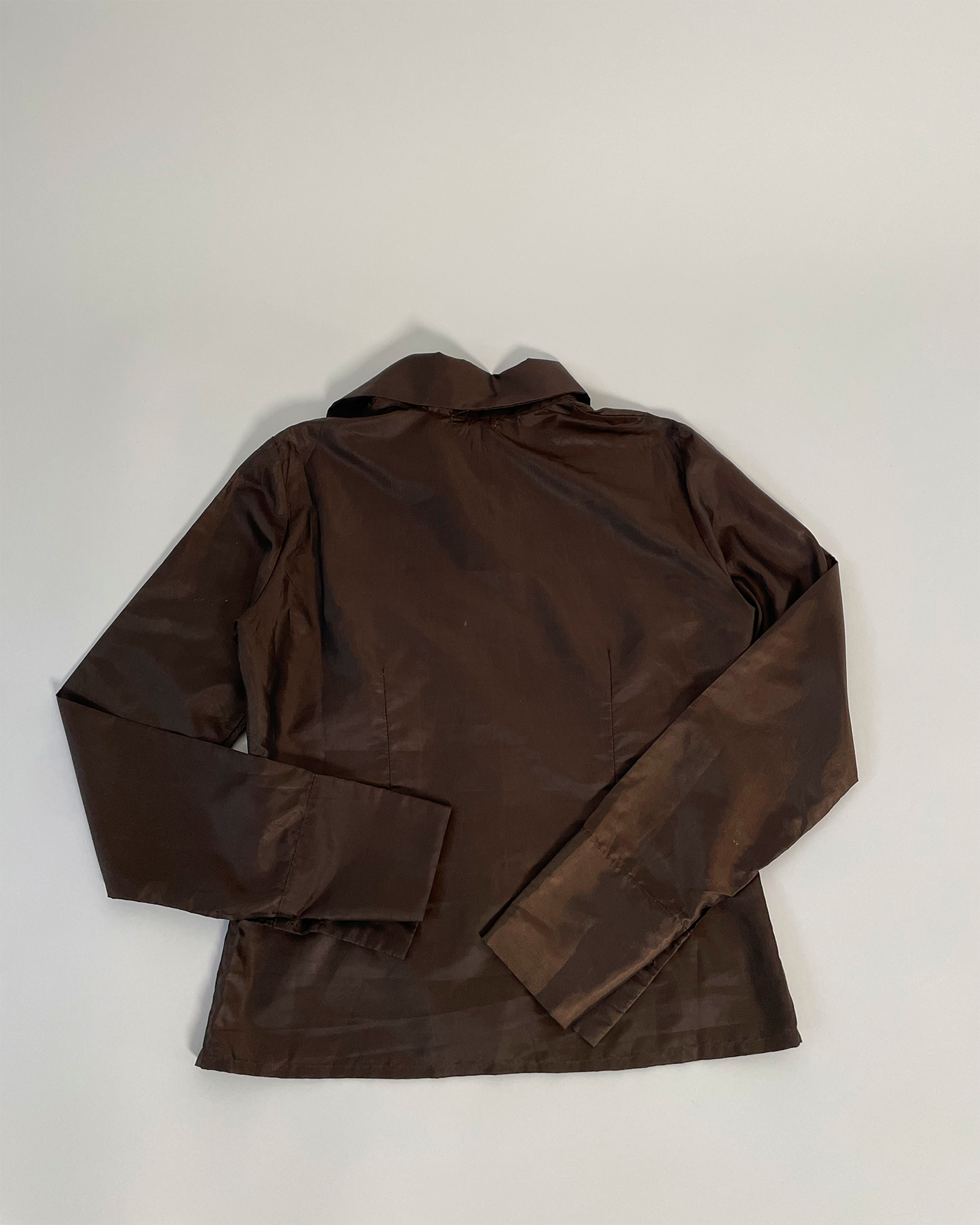 Brown Nylon Shirt