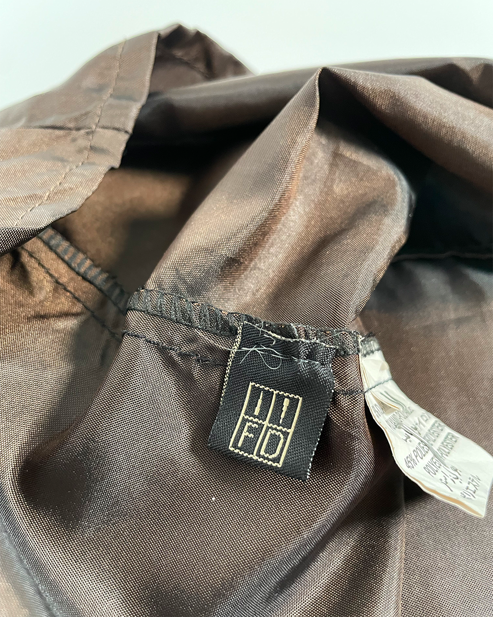 Brown Nylon Shirt