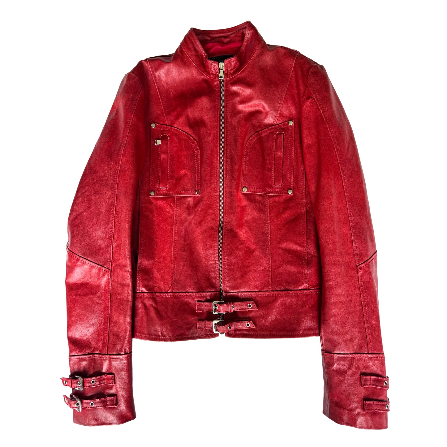 Red Biker Jacket